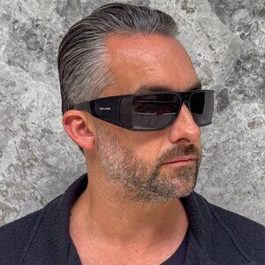 NWT SAINT LAURENT MEN BLACK SUNGLASSES